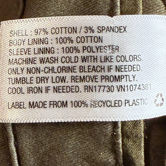 Goodfellow & Co Blazer Mens Olive Green Single Breasted Two Button Slim Fit Sz L - Picture 5 of 7